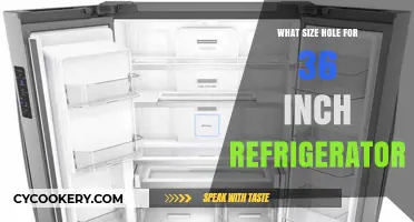Choosing the Right Hole Size for Your 36-Inch Refrigerator