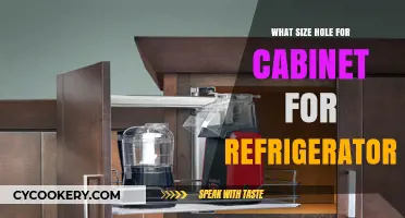 Choosing the Right Cabinet Hole Size for Your Refrigerator