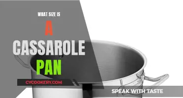 Casserole Pan Sizes: What's Standard?