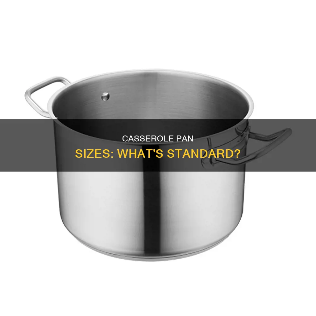 what size is a cassarole pan