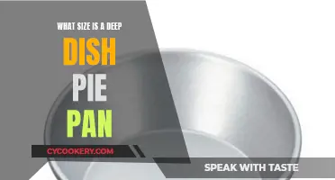 Deep-Dish Pie Pan Sizes