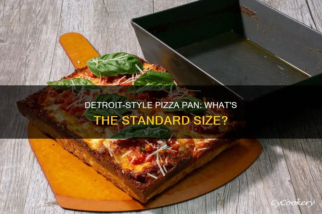 what size is a detroit style pizza pan