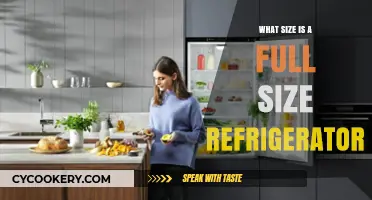 Full-Size Refrigerator Dimensions: A Comprehensive Guide to Standard Sizes