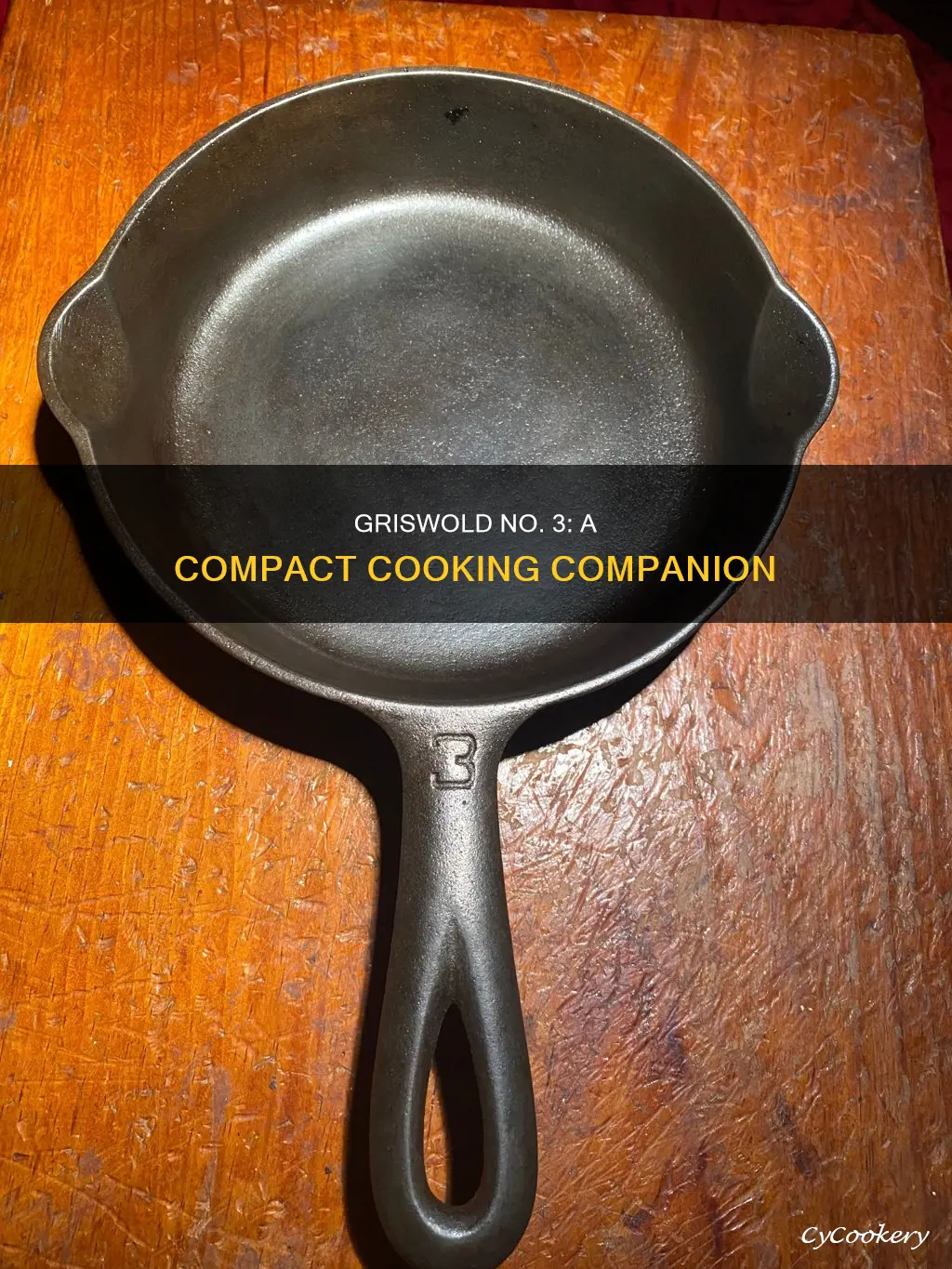 what size is a griswald 3 pan