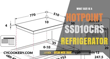 Hotpoint SSD10CRS Refrigerator Dimensions: Size Guide and Overview