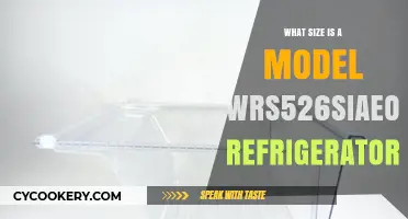 Model WRS526SIAE00 Refrigerator Dimensions: A Comprehensive Size Guide