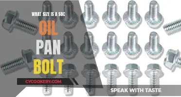 SBC Oil Pan Bolt: Sizing and Fitting Guide