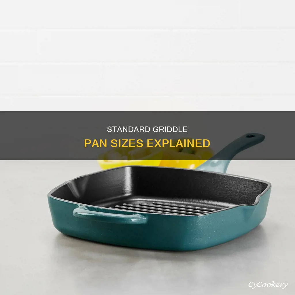 what size is a standard grilddle pan