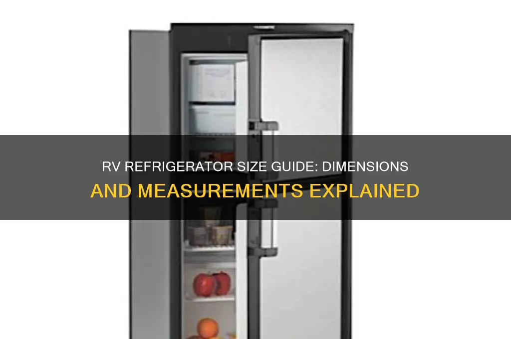 what size is an rv refrigerator measurements