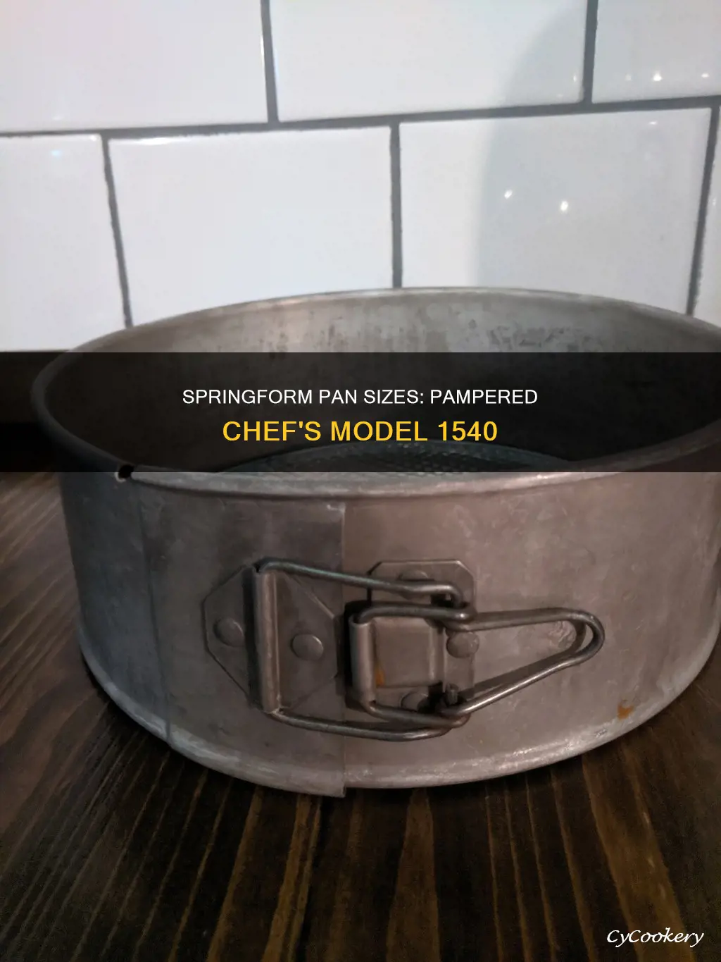 what size is model 1540 pampered chef springform pan