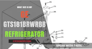 GE GTS181BRWRBB Refrigerator Size Guide: Dimensions Explained