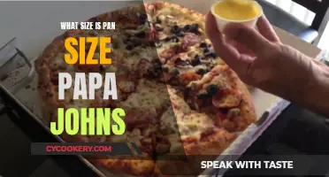 Papa John's Pan: Size and Comparison