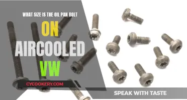 Aircooled VW Oil Pan Bolt: What Size?