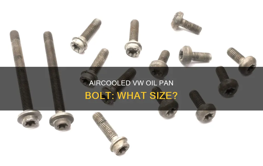 what size is the oil pan bolt on aircooled vw