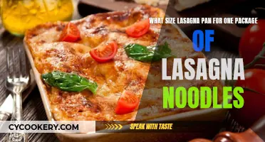 Lasagna Pan Size Guide for Perfect Lasagna Noodles