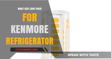 Choosing the Right Light Bulb Size for Your Kenmore Fridge