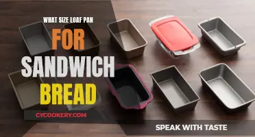 Sandwich Loaf Pan Size Guide