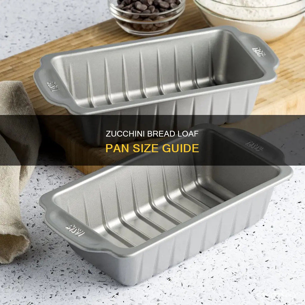 what size loaf pan for zucchini bread