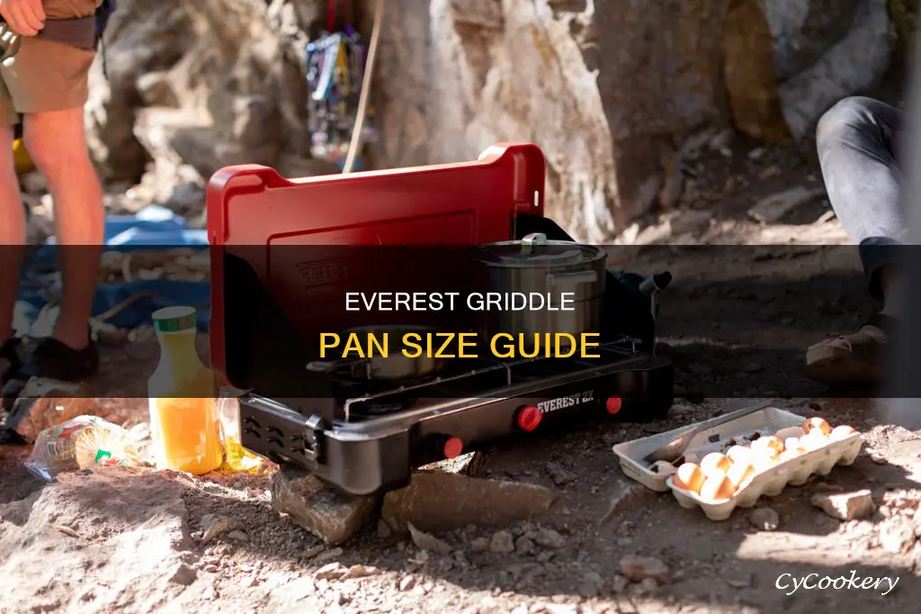 what size of pan fits the camp chef everest