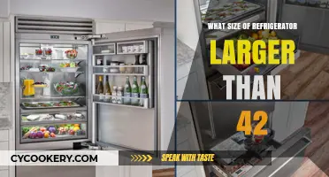 Choosing the Perfect Oversized Fridge: Exploring Refrigerators Larger Than 42 Inches