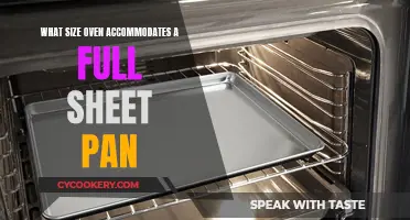 Oven Size for Full Sheet Pan