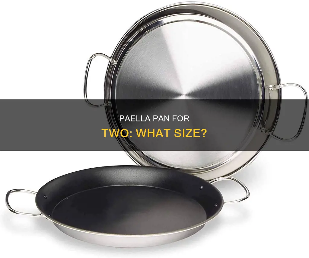 what size paella pan for 2