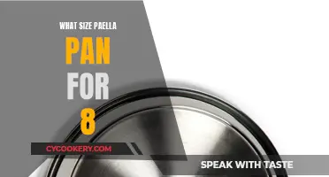 Paella Pan Size for Eight: Large or Extra Large?