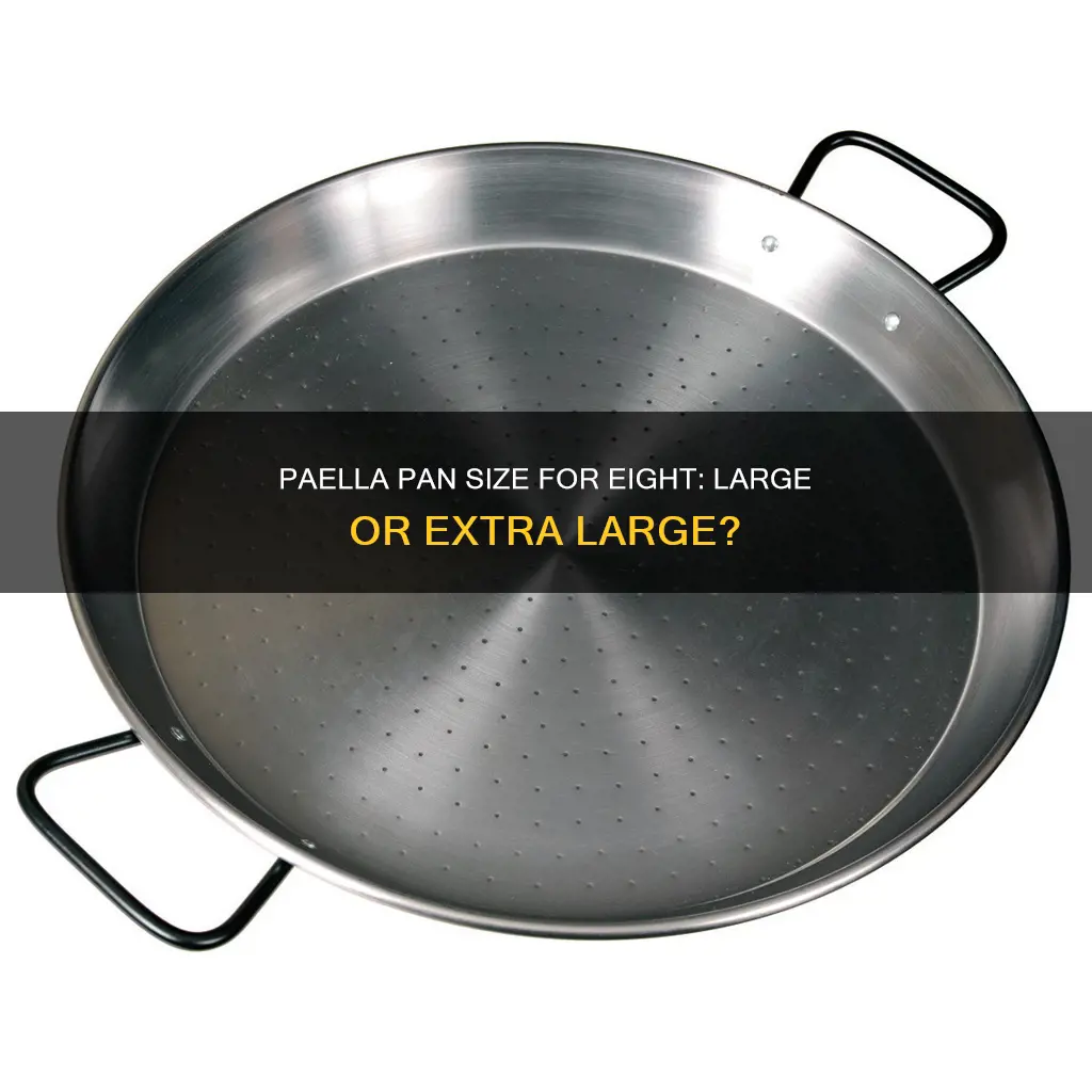 what size paella pan for 8