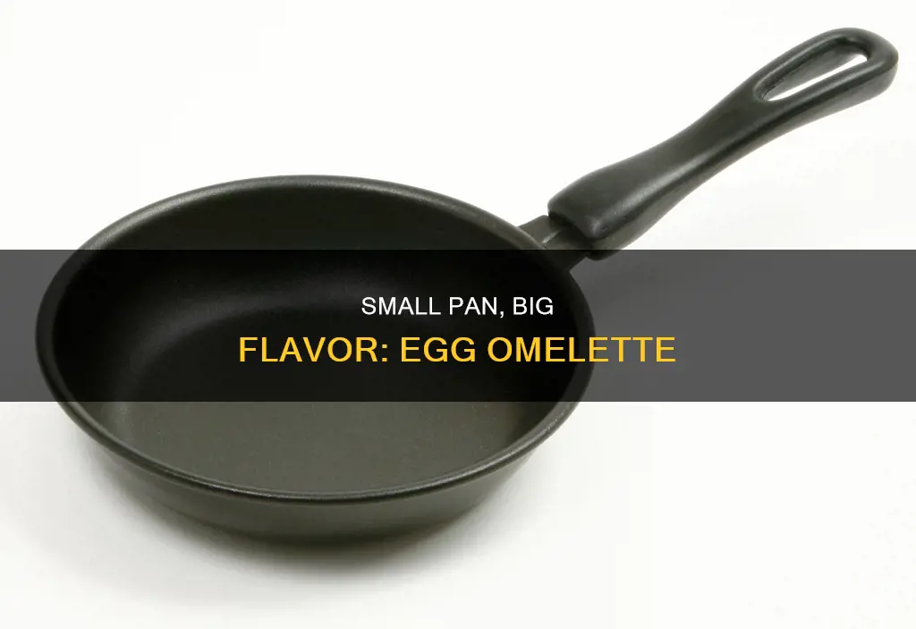 what size pan do I need for 1 egg omlettes