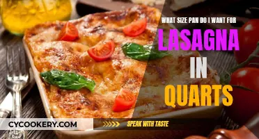 Lasagna Pan: How Big in Quarts?