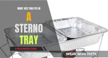 Sterno Tray Pans: What Size?