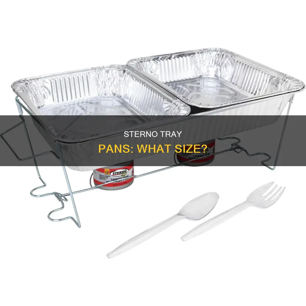 what size pan fits in a sterno tray