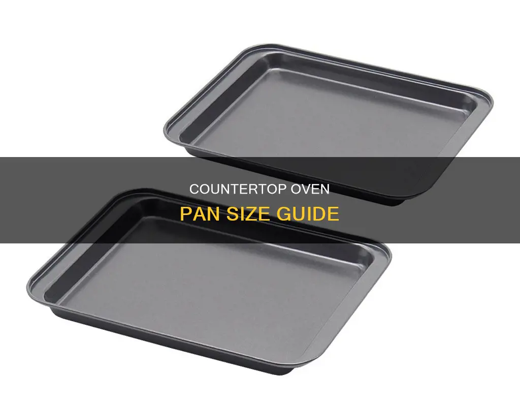 what size pan fits in countertop oven