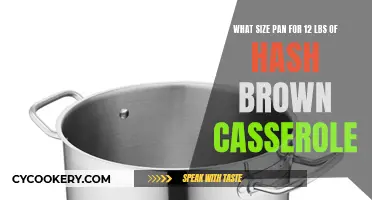 Hash Brown Casserole: Pan Size Guide