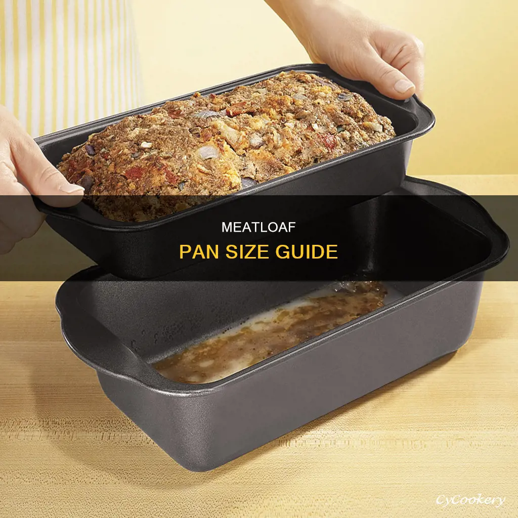 what size pan for 3 lb meatloaf