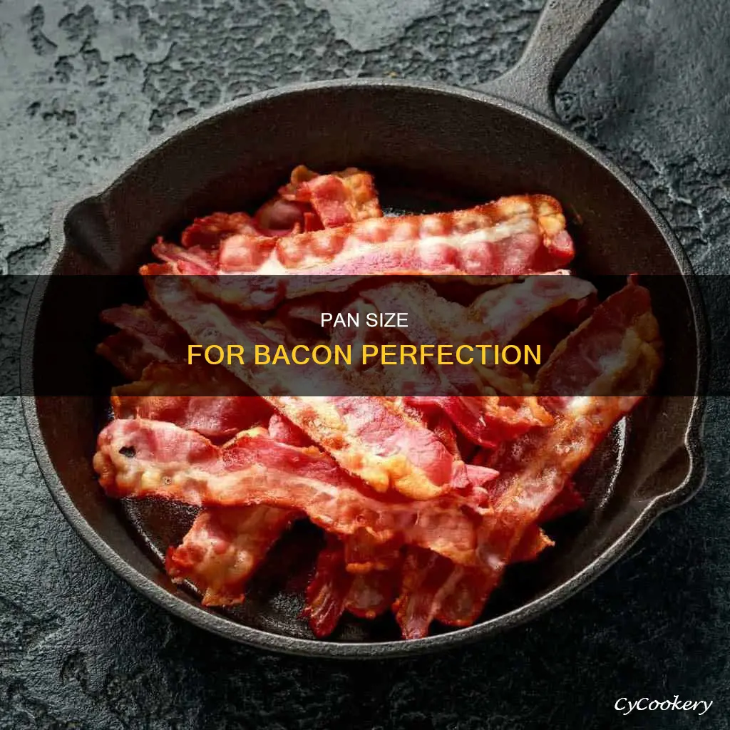 what size pan for bacon