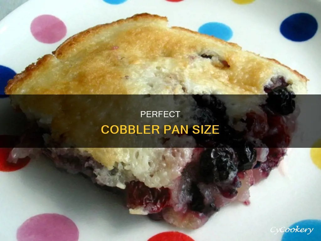 what size pan for cobbler