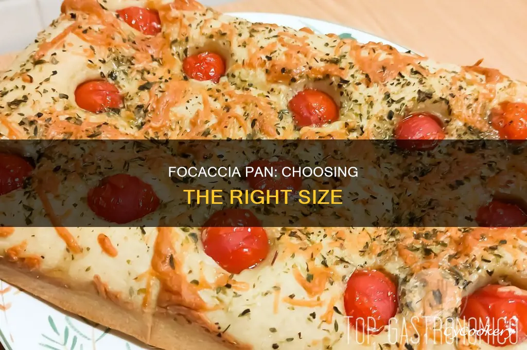 what size pan for focaccia