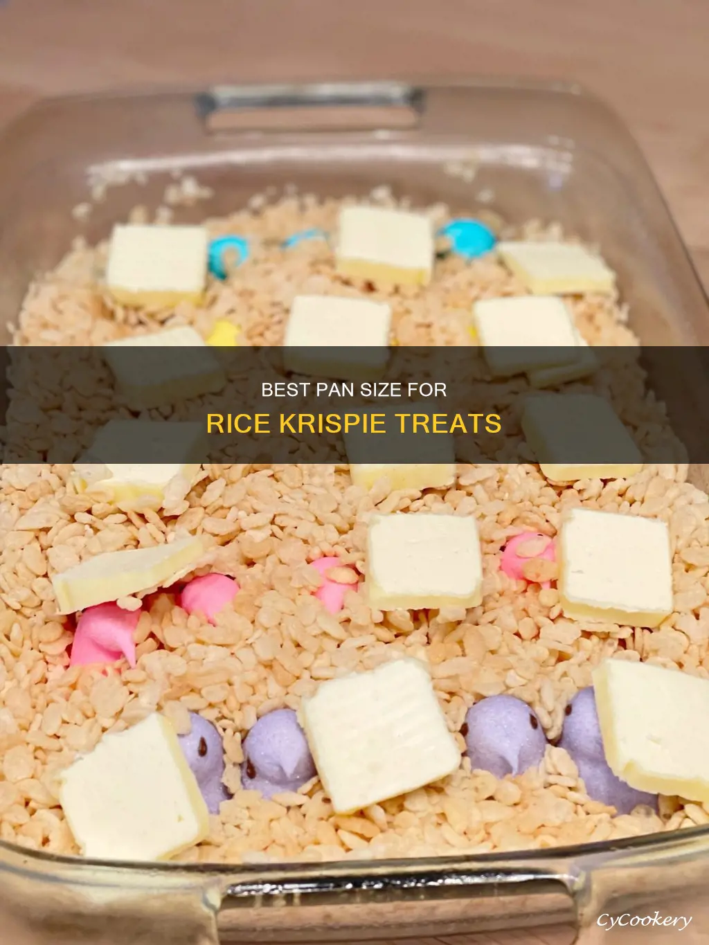 what size pan for rice krispie treats