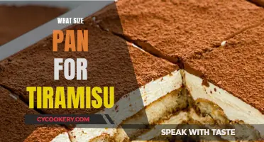 Tiramisu Pan Size: What's Best?