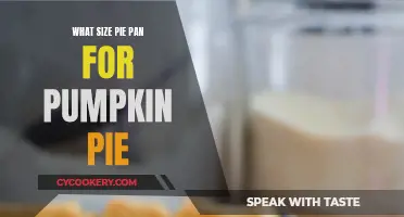 Pumpkin Pie Pan Size Guide