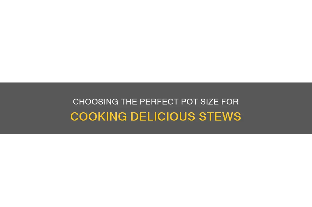 what size pot should be use to cook stew