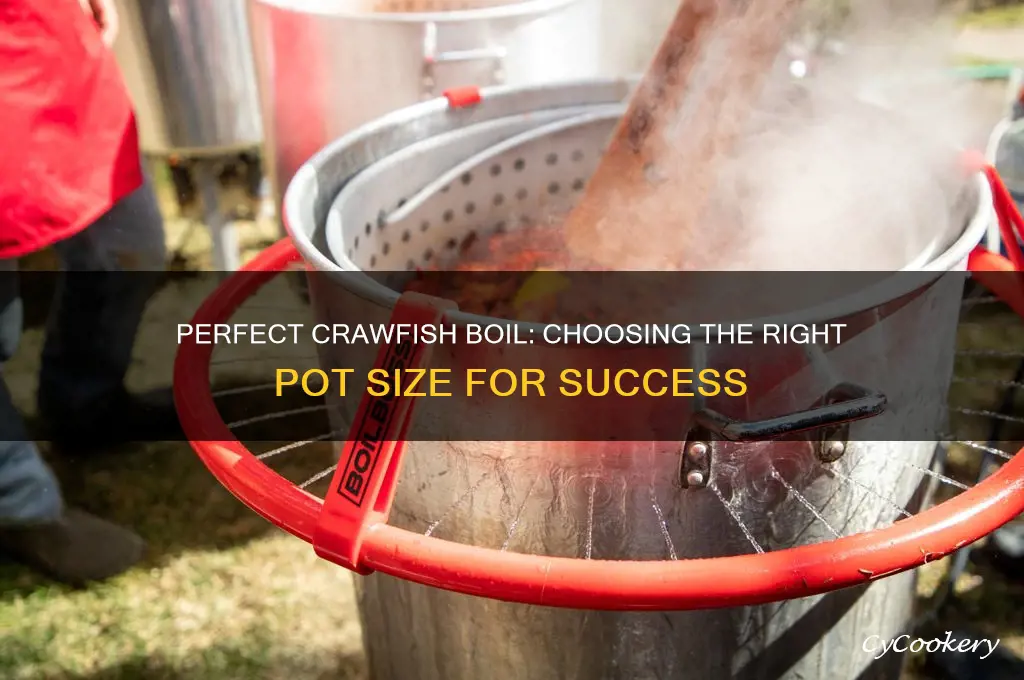 what size pot to cook a crawfish