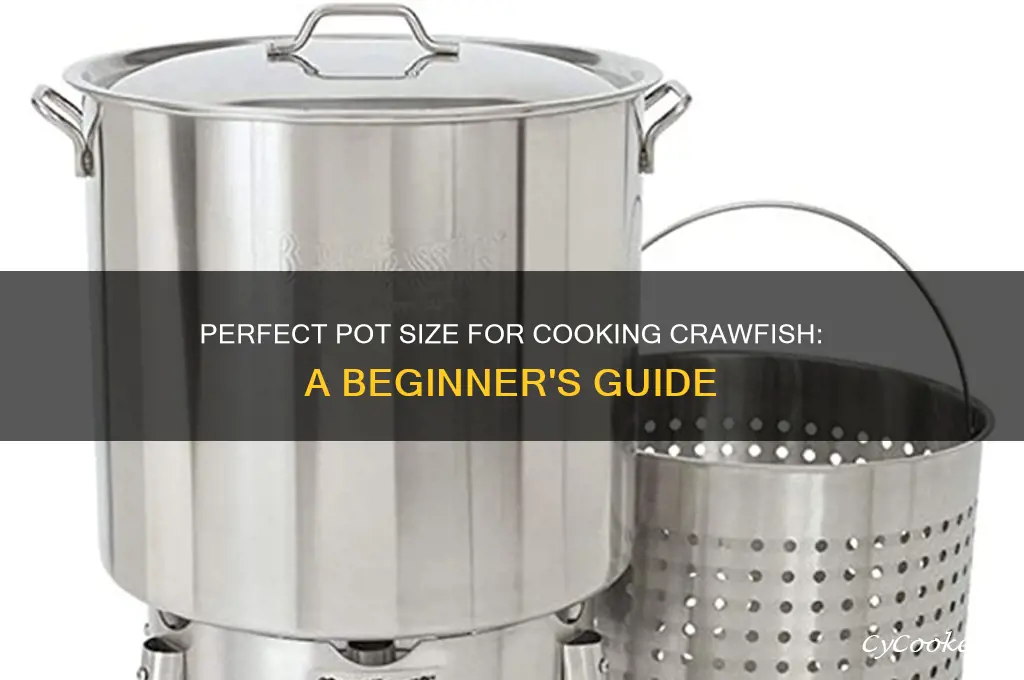 what size pot to cook acrawfish