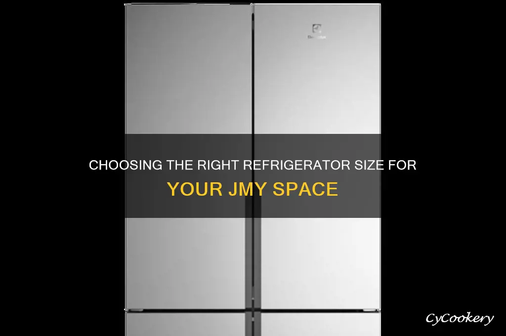what size refrigerator can i bring to jmy