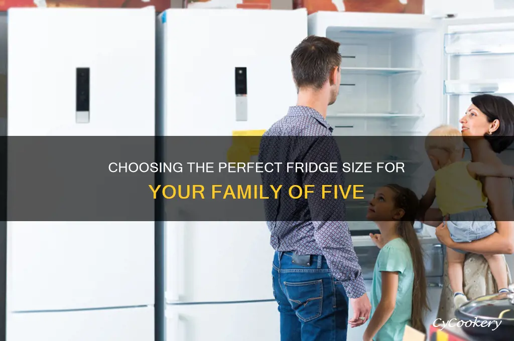 what size refrigerator for family of 5