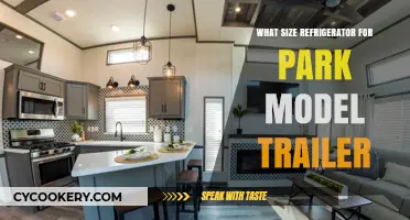 Choosing the Perfect Refrigerator Size for Your Park Model Trailer