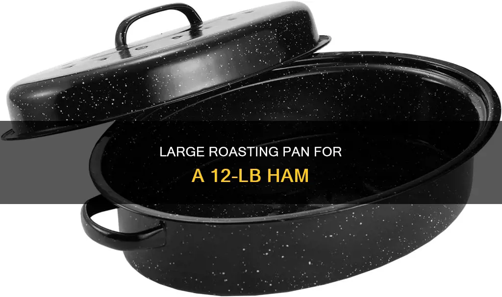 what size roasting pan for 12 lb ham