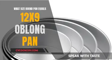 Round Pan Size for 12x9 Oblong