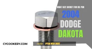 Oil Pan Socket Size for 2004 Dodge Dakota Revealed